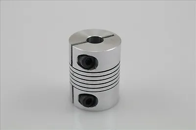 6.35x12.7mm Shaft Coupling 1/4  To 1/2  Flexible Coupler Connector D25L30 • $10.65