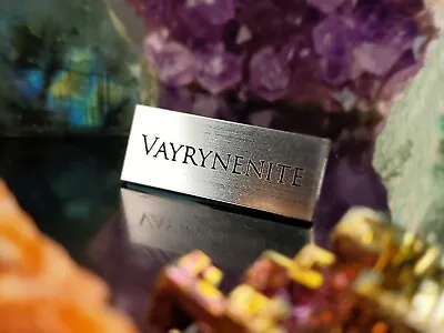 Vayrynenite Gem Display Name Plate - Exhibit Artifact Label-museum Quality • $7.99