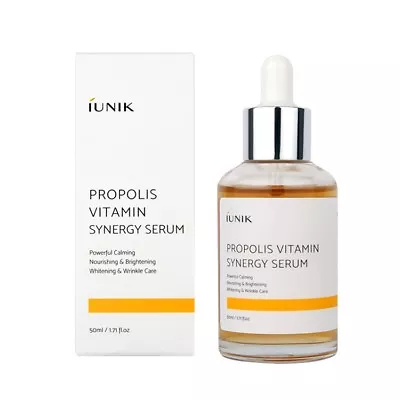 IUNIK Propolis Vitamin Synergy Serum 50mL Korean Skincare Acne Brightening • $28.50