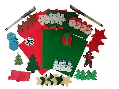 Make Your Own Christmas Cards Kit Childrens 10 Cards & Envelopes  • £5.95