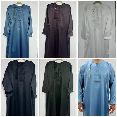 Mens Jubbah Jubba Thobe Mens Modern 2024 Style All Sizes AVAILABLE • £24.99