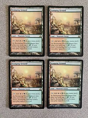 MTG Magic Stomping Ground X4 Guildpact LP/NM • $55