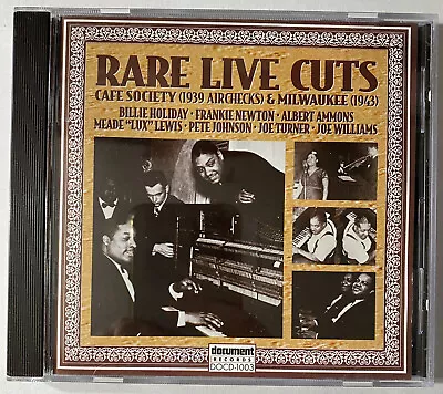 MEADE LUX LEWIS & PETE JOHNSON Rare Live Cuts 1939 & 1943 Albert Ammons CD • $19.97