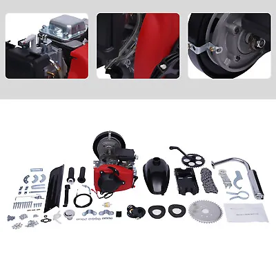 4-Stroke Bike Engine Motor Kit 49CC Gas Petrol Motorized Bicycle Scooter Belt • $165.44