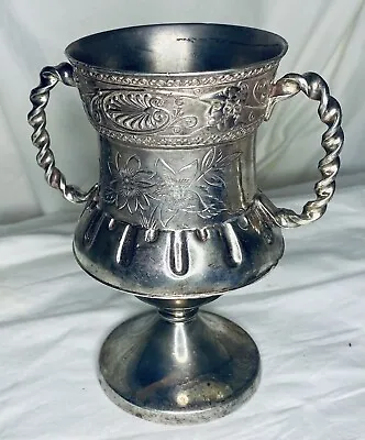 Aesthetic Middletown Plate Co. Silverplate Loving Cup Spooner Greek Gods 1870s • $64.85