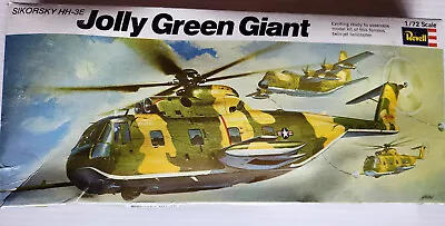 Revell Sikorsky HH-3E Jolly Green Giant Helicopter Plastic Model Kit 1/72 Scale • $20