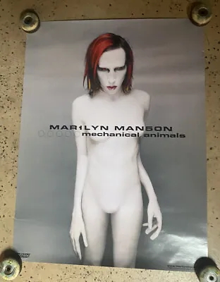 1998 - MARILYN MANSON  Mechanical Animals  18x24  PROMO POSTER • $50.80