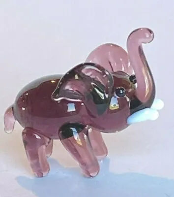 Ganz Miniature World Mini Glass ELEPHANT Collectible Figurine New • $3.95