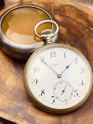Gent's Vintage LONGINES Hand Winding Mechanical Pocket Watch Working #5893 • $249