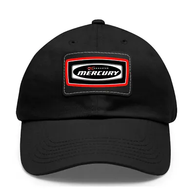 Rare! Mercury Outboards Cap Logo Hat Adjustable With Leather Patch • $19.99