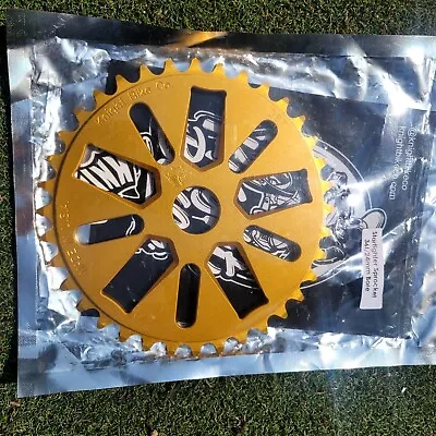 Knight Bike Co BMX Gold Sprocket 36t - Mint Condition- Profile Hutch GT Haro • $35