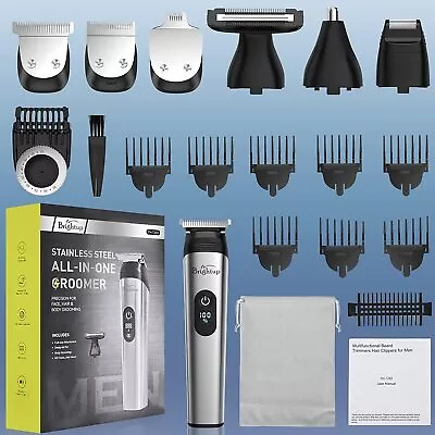 22 In 1 Beard Trimmer IPX7 Grooming Kit Electric Razor Body Shavers For Men  • $29.99