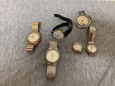 Vintage Lot Men’s & Ladie’s Wrist Watches Watch-It Seiko VGII Orvin Not Working • $29.99