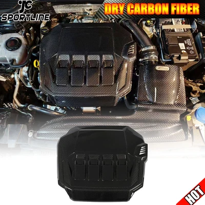 DRY CARBON Front Engine Hood Bonnet Cover For Volkswagen VW GOLF 8 MK8 GTI 21UP • $312.55