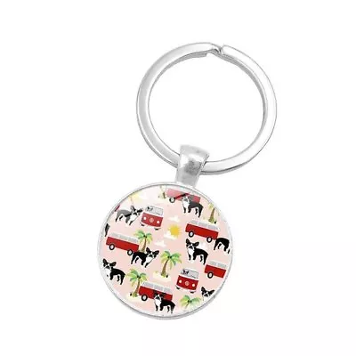 VW Kombi Cabochon Glass Keyring • $10