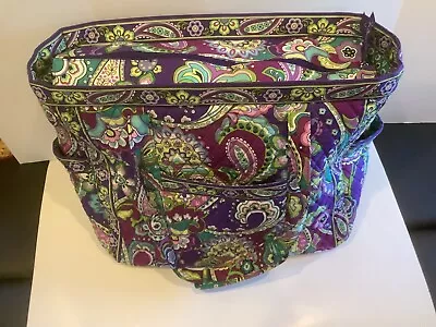 Very Gently Used 1X~ Vera Bradley Heather XL Tote Bag Purse~ HUGE TOTE BAG • $66.49