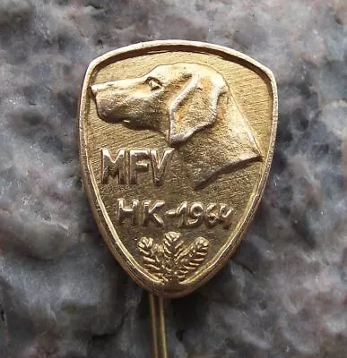 1964 MFV Regional Hunting Dog Show Hradec Kralove Hound Hunter Hunt Pin Badge • $12.99
