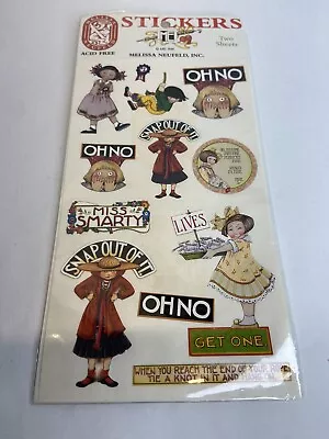 Vintage Mary Englebreit 2 Sticker Sheets Melissa Neufeld OMED 96 • $10.50