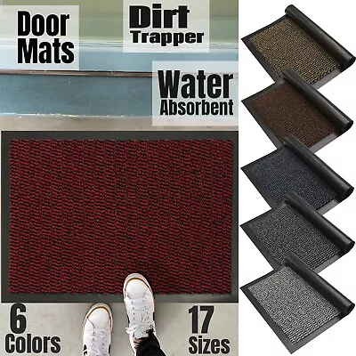 £31.94 • Buy Floor Mat Kitchen Door Mat Non Slip Dirt Trapper Heavy Duty Rug Barrier Runner