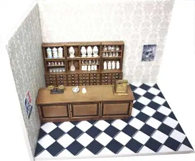 Drums And Crates 1/35 Miniature Furniture European Apothecay Scenery 1930s-40s • $57.95