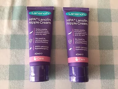 Lansinoh Hpa Lanolin Nipple Cream X 2 Pack  • £10