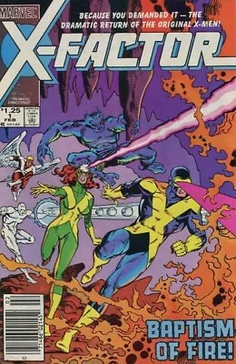 X-FACTOR #1 F/VF Giant Newsstand Marvel Comics 1986 Stock Image • $7