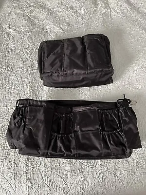 Lot Of 2 Classic Purse Bag Accessory Organizer Insert Pouch Black • $7.97