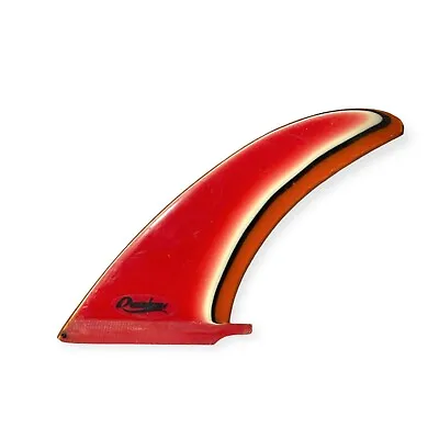 Vintage 1970s Era Fibre Glass Fin Co. Surfboard Fin 9  (multi Color) • $165