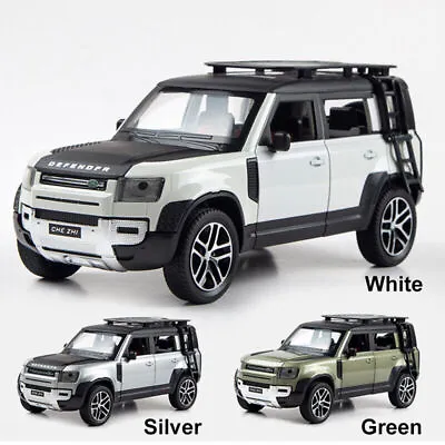 1:24 Scale Land Rover New Defender 110 Die-cast Model Toy Car Sound Light Gifts • £27.34