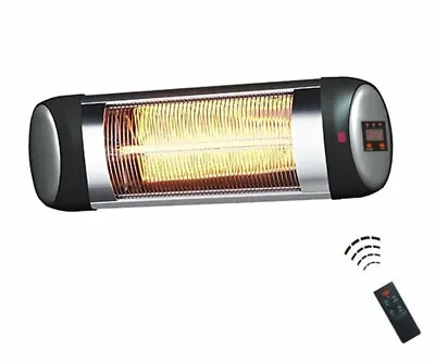 WALL Mounted OR Portable Heater 1500 Tube Warehouse Garage PatioREMOTE CONTROL  • £69.99