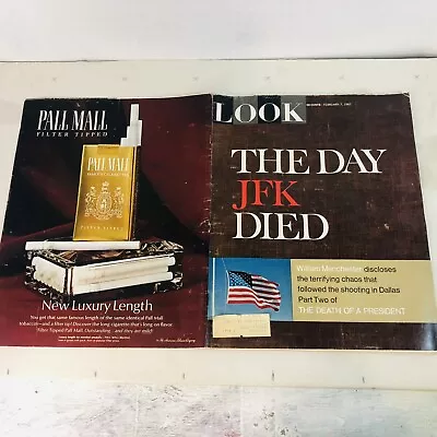 Look Magazine The Day Jfk Died February 7 1967 Vintage • $9.99