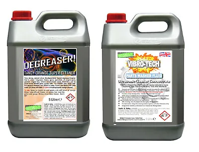 £29.99 • Buy Carburettor Carb Part Cleaning Ultrasonic Cleaner + Citrus Degreaser 2 X 5 Litre