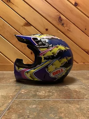 Bell Moto 6 Mike Larocco Replica Helmet Vintage Motocross Supercross Moto Mx Sx • $220
