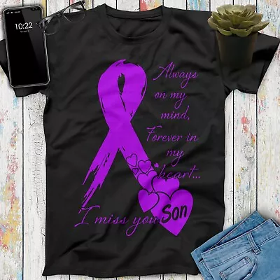 Always On My Mind Forever In My Heart I Miss You Son My Guardian Angel T Shirt • $55.99