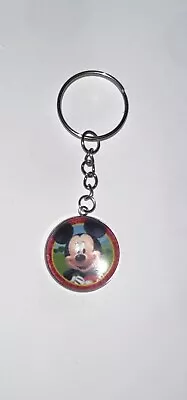 Mickey Mouse Cabochon Glass Key Chains Disney CHOOSE OPTIONS • $3.99