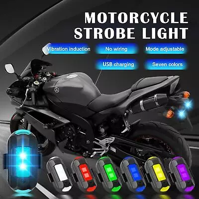 7 Colors Motorcycle LED Strobe Light Bike Drone Aircraft Light Flash  Prof • $2.62