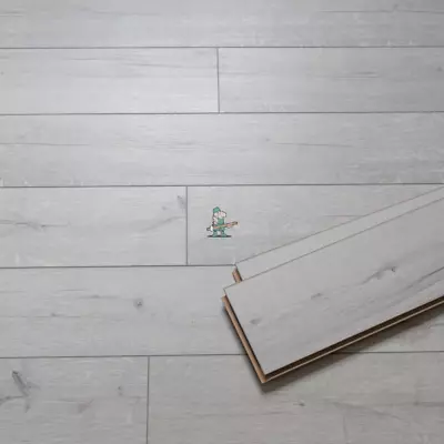 🇩🇪 SAMPLE ONLY! Premium 12mm White Oak Laminate Flooring AC5 German Quality • £1.99