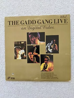 THE GADD GANG LIVE (1988) Jazz Laserdisc *Very Rare* • $9.95