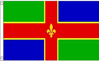 AZ FLAG Lincolnshire County Flag 3' X 5' - County Of Lincs. - England Flags 90 X • £16.56