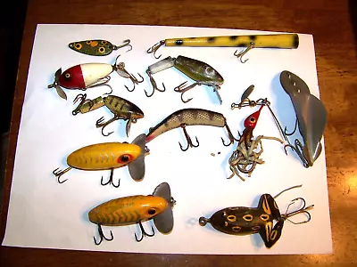 10 Vintage Fishing Lures • $12