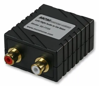 PRO SIGNAL - Cat 5 (1x RJ45) To 2x Phono (RCA) Sockets Audio Balun • $63.35