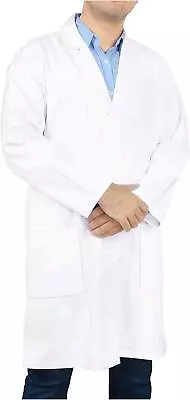 Utopia Wear Professional Lab Coat For Men Laboratory Coat White Size Small NEW • $12.50