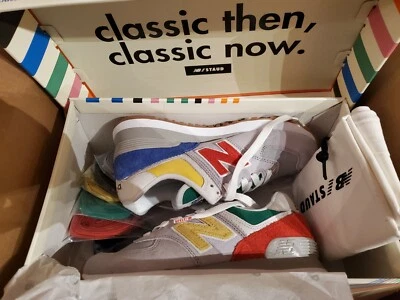 $275 • Buy New Balance X Staud 574 Multicolor Sneakers Brand New Unisex Mens 4/womens 6