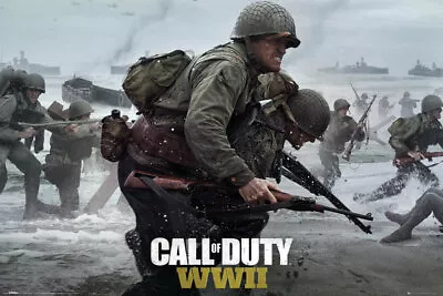 Poster Call Of Duty WWII Stronghold Playstation 4 XBox One • $6.95