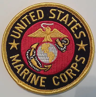 Us Marine Corps Usmc 3 Inch Round Patch - Made In The Usa! • $5.95