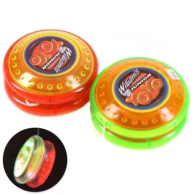 NEON FLASHING YOYO Auto Return Light Up Childrens Stocking Filler Trick Toy UK • £5.75