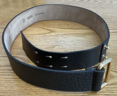 £29 • Buy BURBERRY BLACK LEATHER BELT    LADIES    28in  /  70cm  GENUINE