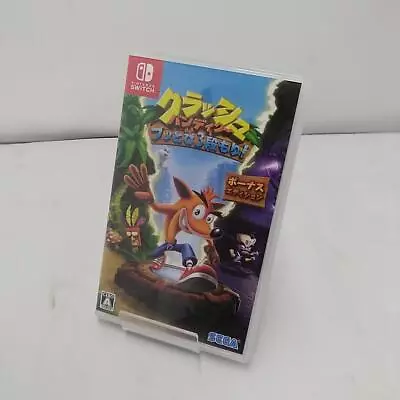 Sega Crash Bandicoot Buttobi Sandan Mori Bonus Edition Switch Software • $58.21