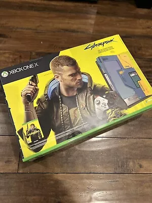 Rare! Microsoft Xbox One X Cyberpunk 2077 Limited Edition Console Bundle - 1TB • $550