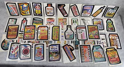 42) 1979 Topps Fleer Wacky Packages Crazy Labels Sticker Cards • $6.99